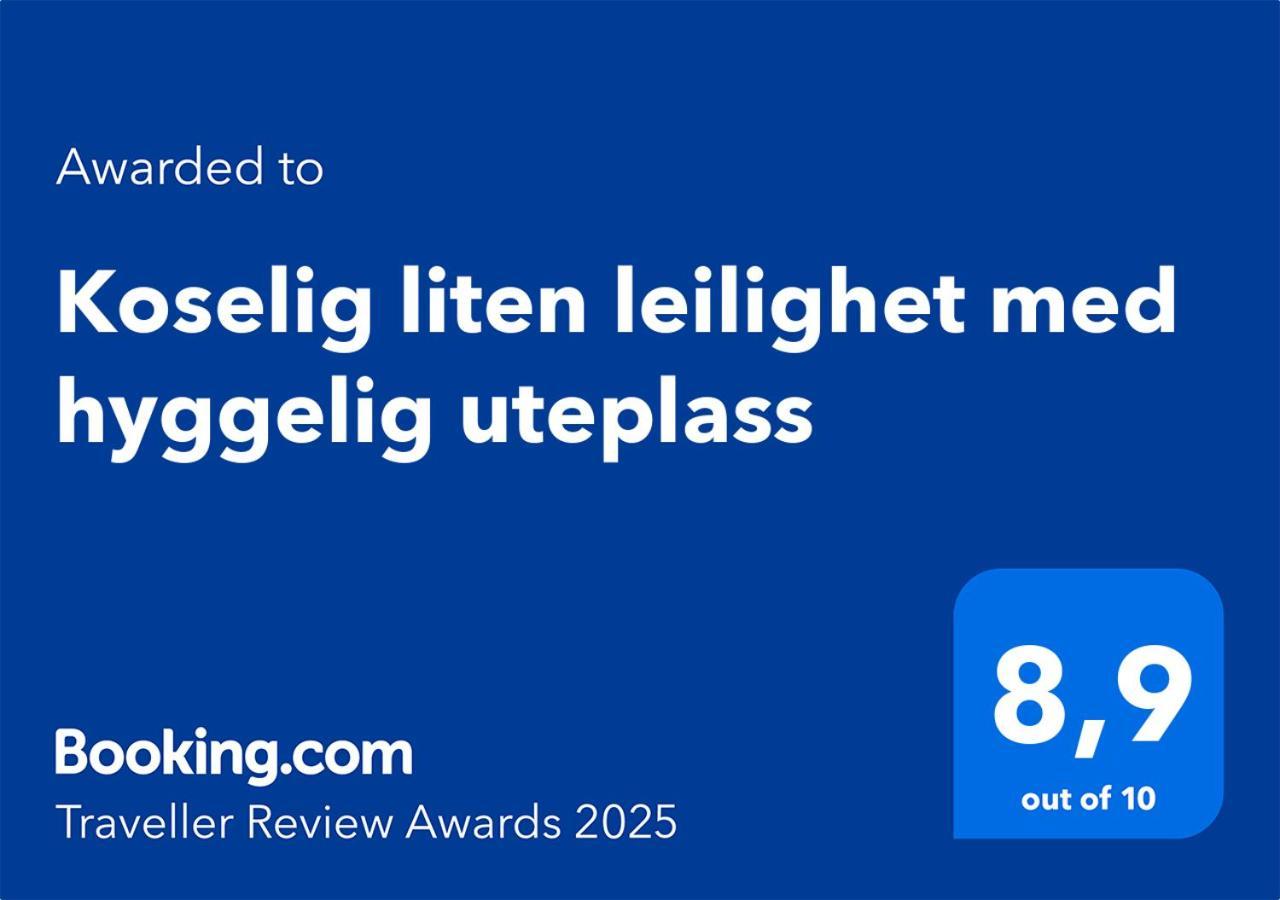 Koselig Liten Med Hyggelig Uteplass